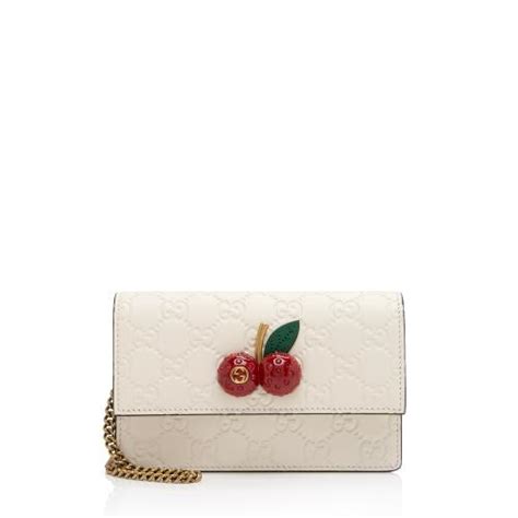 gucci cherry mini bag|gucci handbag guccissima.